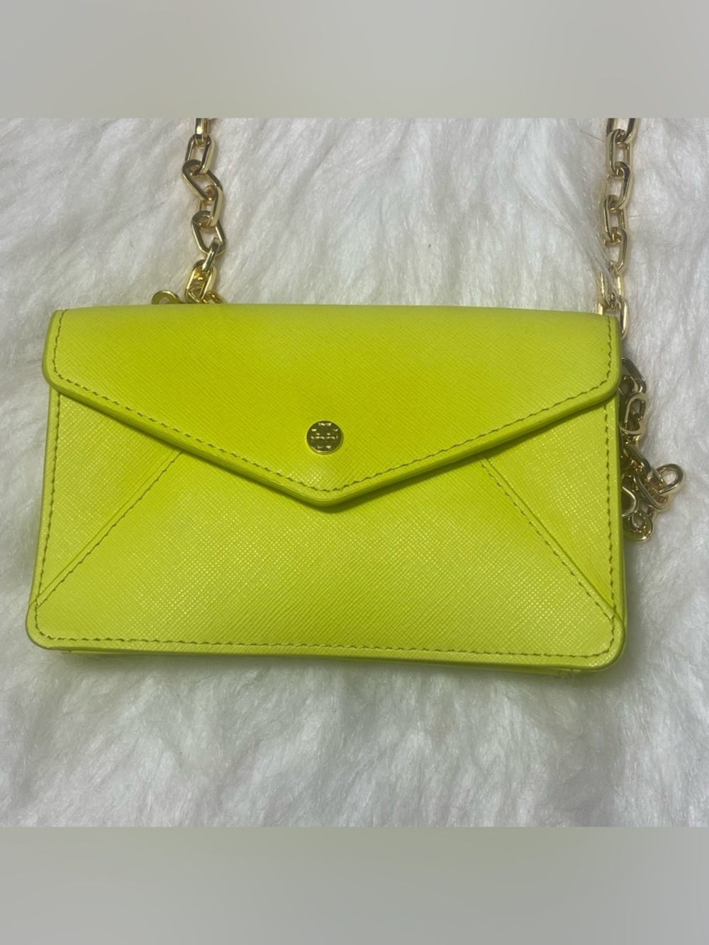 Tory Burch Gingko Leaf Envelope Mini Crossbody
